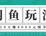 龟课·闲鱼项目玩法实战班第12期,操作10天左右利润有8000元细节玩法-学习资源库