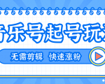 全网最吊音乐号起号玩法,一台手机即可搬运起号,无需任何剪辑技术(共5个视频)-学习资源库