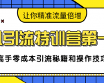 卓凡引流特训营第一期:高手零成本引流秘籍和操作技巧,让你精准流量倍增-学习资源库
