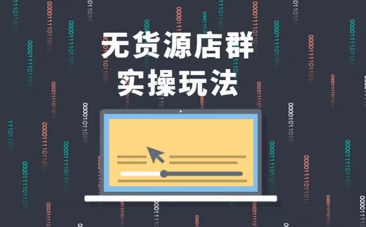 无货源店群实操玩法，蓝海选品的独特思路，店群软件操作方法（45节视频课）-学习资源库