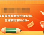 黄岛主引流课:百家号视频精准引流玩法,日涨精准粉200+-学习资源库
