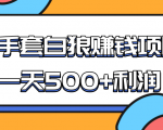 某团队收费项目：空手套白狼，一天500+利润，人人可做-学习资源库
