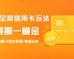 2021全新信用卡玩法:快速提额/0首付买房/套现生财,赚到第一桶金-学习资源库