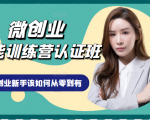 微创业全能训练营认证班课程，从理论知识与实际案例手把手指导创业新手如何从零到有-学习资源库