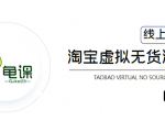 龟课·淘宝虚拟无货源电商5期，全程直播 现场实操，一步步教你轻松实现躺赚-学习资源库