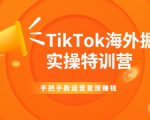 TikTok海外掘金实操特训营:手把手教运营变现赚钱-学习资源库