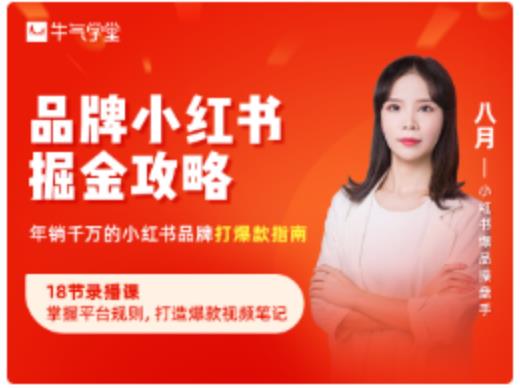 品牌小红书掘金攻略，年销千万的小红书品牌打爆款指南-学习资源库