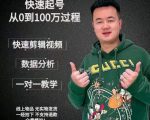 杰妮传媒·抖音快速起号核心实操课:教你新号快速起号,从0到100万过程-学习资源库