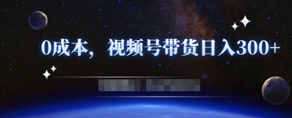 零基础视频号带货赚钱项目，0成本0门槛轻松日入300+【视频教程】-学习资源库