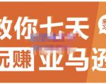 晟尧跨境·教你七天玩赚亚马逊,教你轻松玩赚亚马逊,适合小白学习-学习资源库
