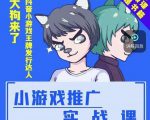 大狗来了:小游戏推广实战课,带你搭建一个游戏推广变现账号-学习资源库