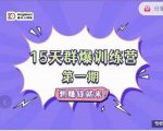 金抖云Peter《15天群爆训练营》，破解抖音玄学，群爆心法，起号方式-学习资源库