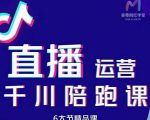美尊-抖音直播运营千川系统课：直播​运营规划、起号、主播培养、千川投放等-学习资源库