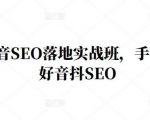 王通·抖音SEO落地实战班,手手带你做好音抖SEO-学习资源库