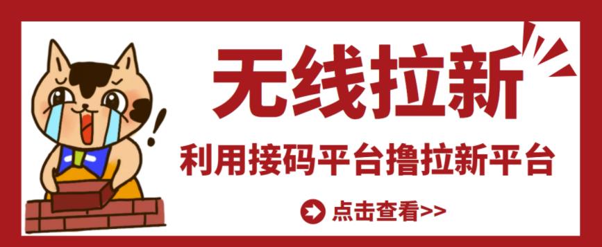 最新接码无限拉新项目，利用接码平台赚拉新平台差价，轻松日赚500+-学习资源库