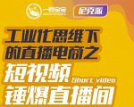 尼克派·工业化思维下的直播电商之短视频锤爆直播间,听话照做执行爆单-学习资源库