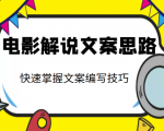 电影解说文案思路课,让你快速掌握文案编写的技巧(3节视频课程)-学习资源库