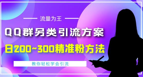 价值888的QQ群另类引流方案，半自动操作日200~300精准粉方法【视频教程】-学习资源库