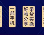 好物分享高阶实操课：0基础一部手机做好好物分享带货（24节课）-学习资源库