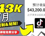 2022抖音国际版Tiktok赚钱项目：每天上传一个视频就轻松月入$43200-学习资源库