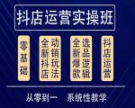 他创传媒·抖音小店系统运营实操课,从零到一系统性教学,抖店日出千单保姆级讲解-学习资源库