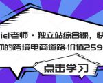 Daniel老师·独立站综合课,快速开启你的跨境电商道路-价值2599元-学习资源库