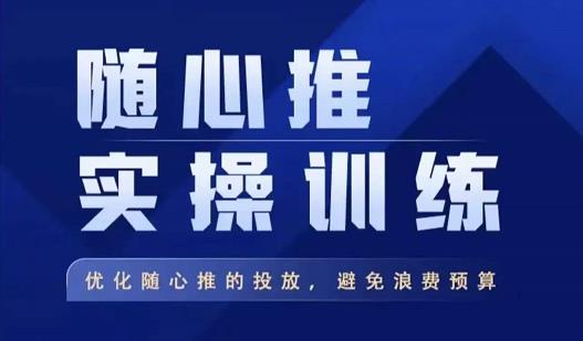 飞哥·随心推实操训练，优化随心推投放，避免浪费预算-学习资源库