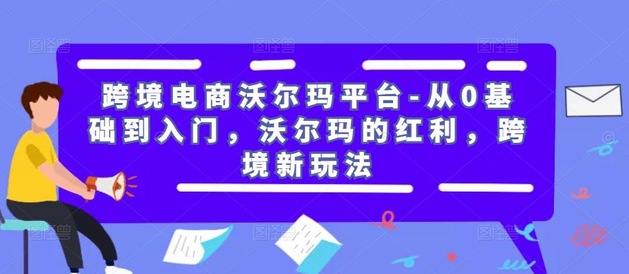 跨境电商沃尔玛平台-从0基础到入门，沃尔玛的红利，跨境新玩法-学习资源库