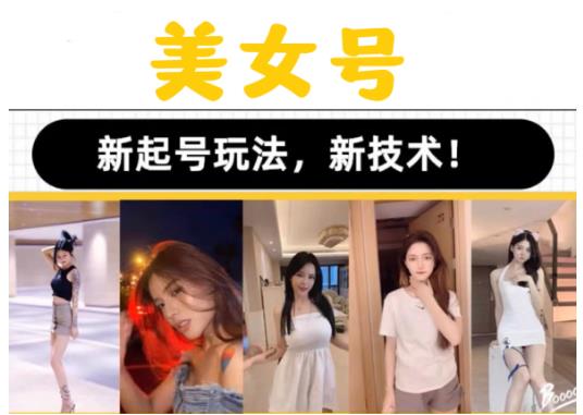 2023抖音快手短视频美女号课程制作玩法教程，美女号搬运新起号玩法，新技术（素材+教程）-学习资源库