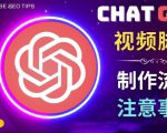 正确使用Chat GPT制作有价值的中文视频脚本，并在YouTube获利-学习资源库