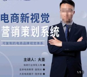 大圣·电商新视觉营销策划系统，可复制的电商品牌视觉识别系统-学习资源库