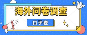 外面收费5000+海外问卷调查口子查项目,认真做单机一天200+【揭秘】-学习资源库