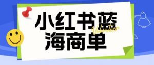 价值2980的小红书商单项目暴力起号玩法,一单收益200-300(可批量放大)-学习资源库
