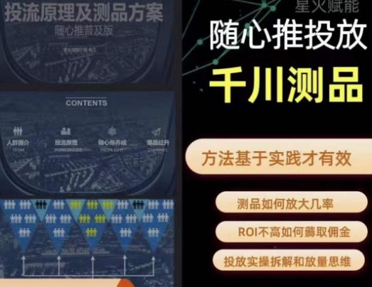 爱做号的老王·随心推+千川投流，投放实操拆解和放量思维，投流原理、千川测品-学习资源库