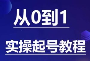 石野·小白起号实操教程,掌握各种起号的玩法技术,了解流量的核心-学习资源库