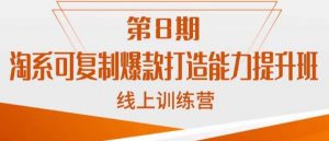 淘系可复制爆款打造能力提升班,这是一套可复制的打爆款标准化流程-学习资源库