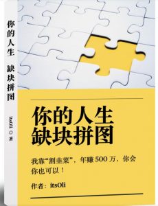 某高赞电子书《你的人生,缺块拼图——我靠“割韭菜”,年赚500万,你会你也可以》-学习资源库