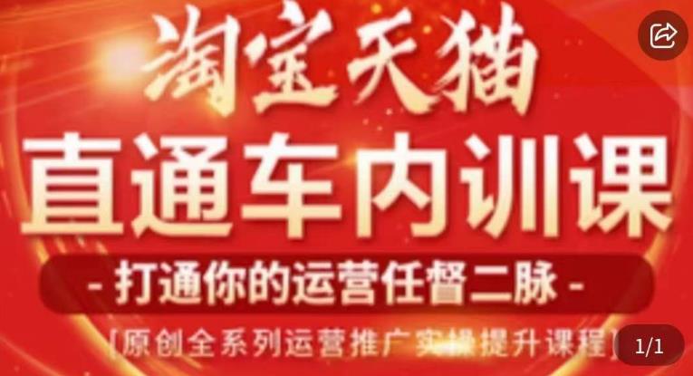 天问电商·2023淘宝天猫直通车内训课，零基础学起直通车运营实操课程-学习资源库