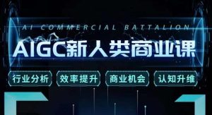 张诗童·AIGC新人类商业课,行业分析/效率提升/商业机会/认知升维-学习资源库