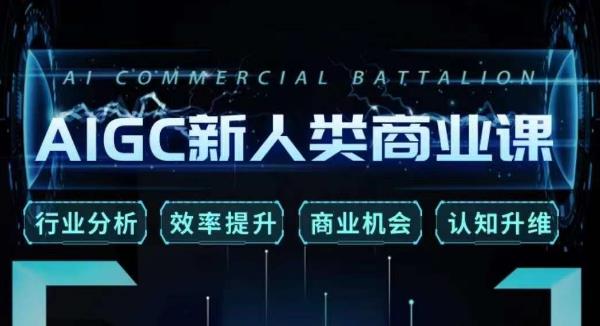 张诗童·AIGC新人类商业课，​行业分析/效率提升/商业机会/认知升维-学习资源库