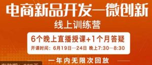 南掌柜·电商新品开发——微创新,电商新品微创新是你企业发展的护城河-学习资源库