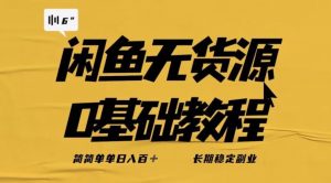 独家闲鱼无货源详细玩法,简简单单日八百+,长期稳定副业【揭秘】-学习资源库