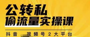 群响公转私偷流量实操课,致力于拥有更多自持,持续,稳定,精准的私域流量!-学习资源库