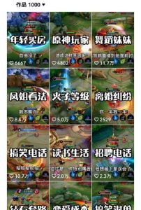 副业拆解:抖音王者荣耀游戏变现副业项目,视频版一条龙实操玩法分享给你-学习资源库