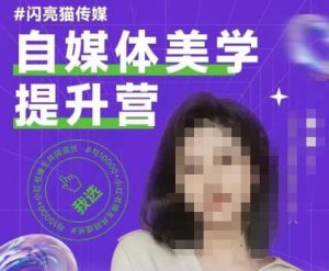 自媒体美学提升营,手把手带你提升品牌审美,做一个有调性的博主-学习资源库