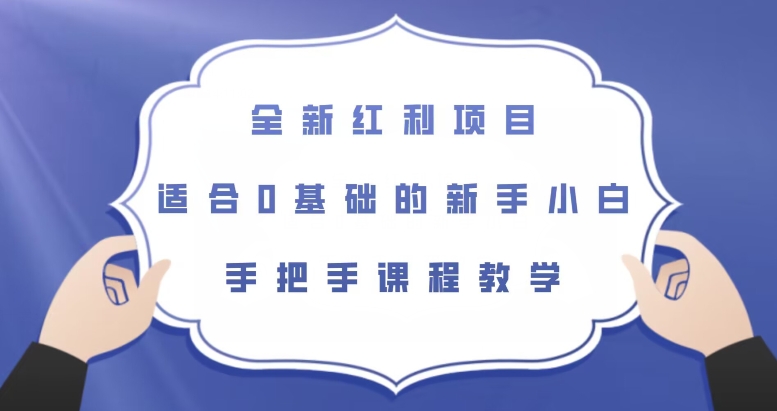 全新红利项目，适合0基础的新手小白，手把手课程教学【揭秘】-学习资源库