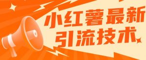 小红书最新引流技术,真正实现解放双手暴力引流-学习资源库