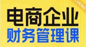 电商企业财务管理线上课,为电商企业规划财税-学习资源库