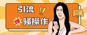 最新引流骚操作，单账号日引50-100，简单粗暴，适合于小白各行各业都可以进行操作，精准粉丝加到爆-学习资源库