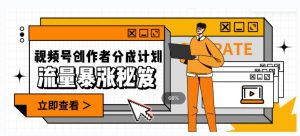 一条视频收益3000+,一条作品涨粉2000+,视频号流量爆炸·的秘籍-学习资源库